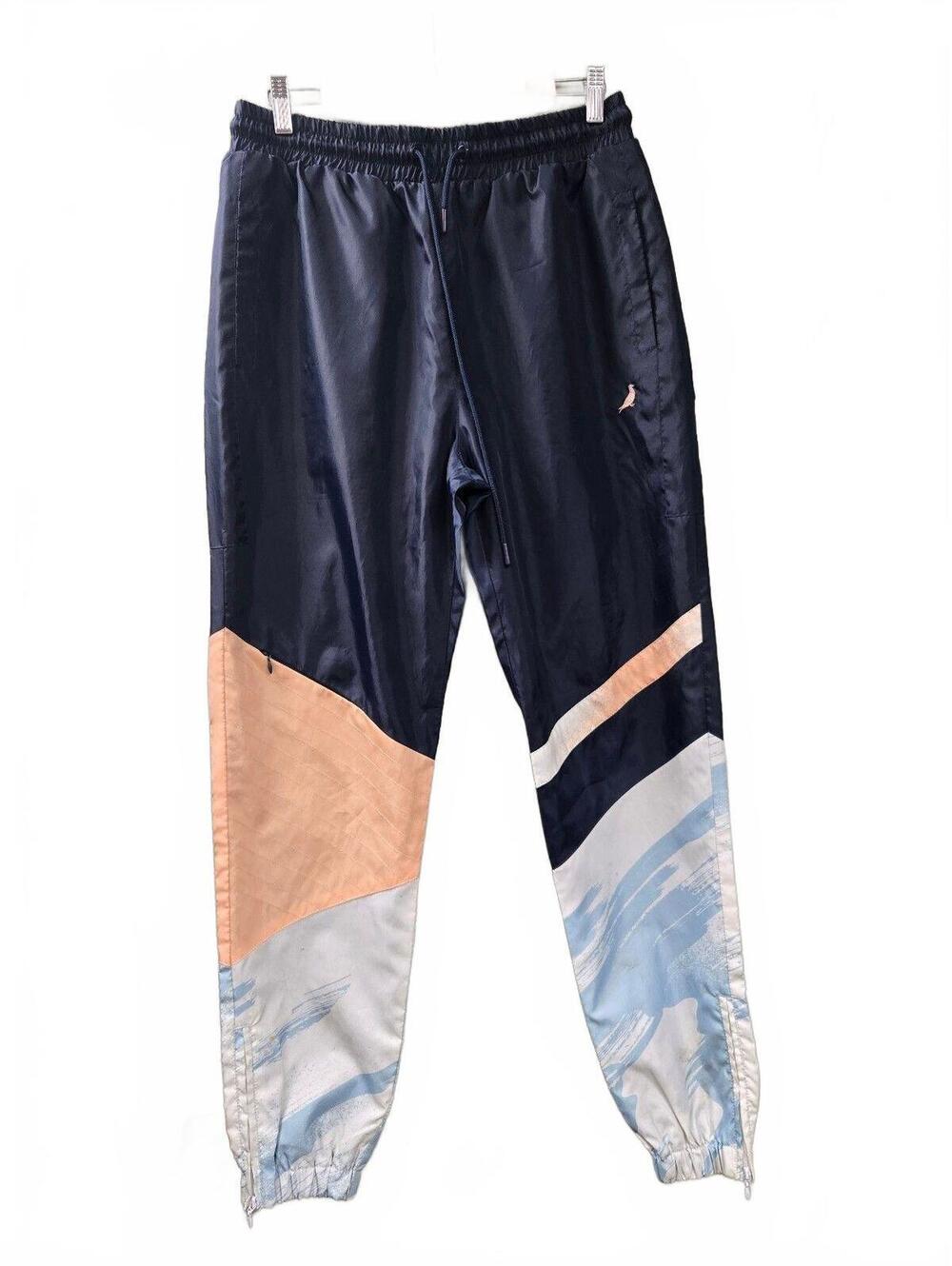 Staple Colorblock Track Pants with Elastic Cuffs